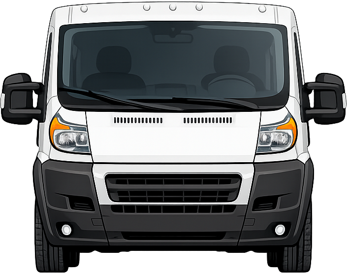 RAM ProMaster, front view
